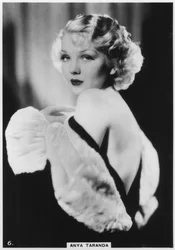 Anya Taranda, modelo americana, dançarina e atriz, c1938