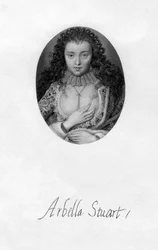 Arabella Stuart 1575-1615, nobre da Renascença inglesa, século XVII.