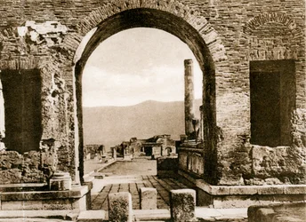 Arco di Nerone, Pompéia, Itália, c1900s