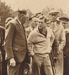 Jogador de golfe ardente, 1937