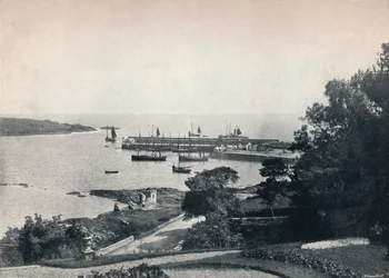 Ardglass - Vista Geral do Porto, 1895