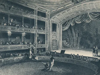 Arena do anfiteatro de Astleys, Westminster Bridge Road, 1942