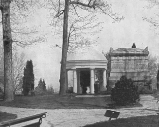 Cemitério Nacional de Arlington, Virgínia, EUA, c. 1900.
