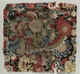 Capa de assento da poltrona, 1685-1690.