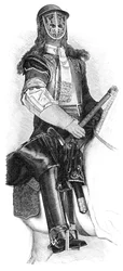 Armadura usada por James II no Boyne, 1690 1894