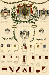 Armas do império francês e da nobreza imperial, 1806, 1921.