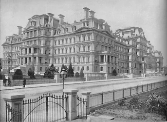 Edifício do Exército e da Marinha, Washington, DC, c1897.