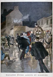 Preso pela polícia, Paris, 1900
