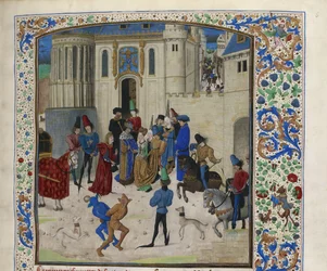 Chegada de Isabel da Baviera a Paris, ca 1470-1475.