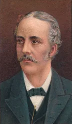Arthur James Balfour 1848-1930, estadista e filósofo britânico nascido na Escócia, 1906