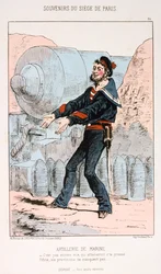 Artilharia Marinha, Cerco a Paris, Guerra Franco-Prussiana, 1870-1871.