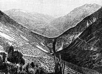 Ascensão do Cumbre, Chile, 1895