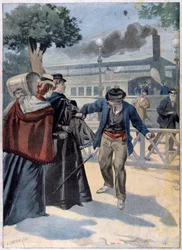 Assassinato de Isabel da Baviera por Luigi Lucheni, 1898