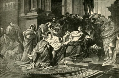 Assassinato de Júlio César, 1890.