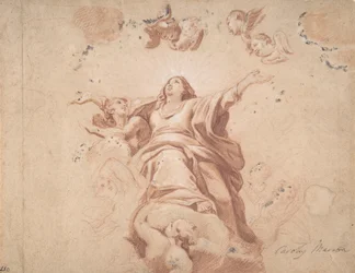 Assunção da Virgem depois de Carlo Maratta, século XVII.
