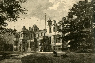 Audley End, Frente Ocidental, 1898.