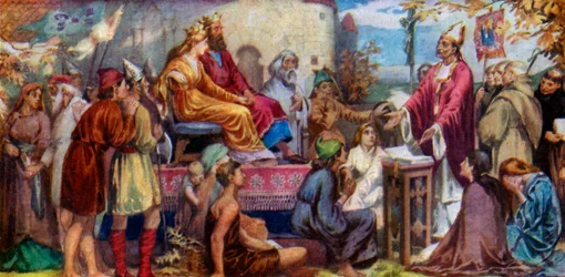 Agostinho Pregando a Ethelbert e Bertha, 1925