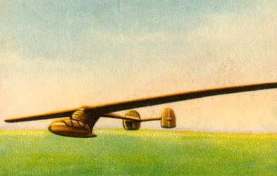 Planador do elefante da Áustria, 1932.