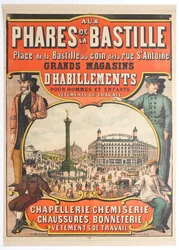 Nos faróis da Bastilha, década de 1890.
