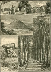 Avebury. Littlecote. Silbury. Covil do demônio. Grand Avenue, 1898.