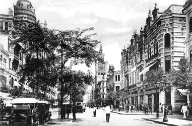 Avenida Rio Branco, Rio de Janeiro, Brail, c1920s