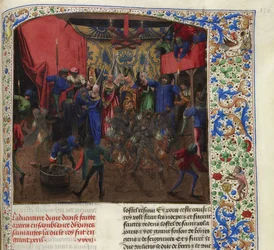 Bal des Ardents, ca 1470-1475.
