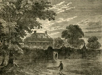 Casa de Balmes em 1750, c1876.