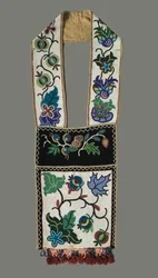Bolsa de Ombro Bandoleira, década de 1880.