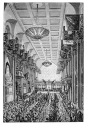 Banquete para a rainha no Guildhall, Londres, 1837, 1900