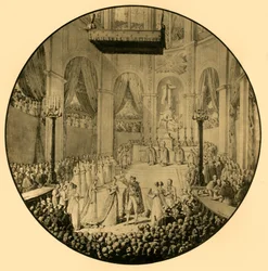 Batismo de Napoleão II, Notre Dame, Paris, 10 de junho de 1811, 1921.