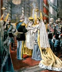 Batismo da grã-duquesa Tatiana, filha de Nicolau II da Rússia, 1897