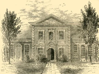 Salão de barbeiros-cirurgiões 1800, c1872.