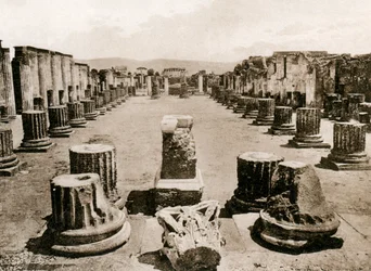 Basílica, Pompéia, Itália, c1900s