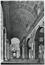 Basílica de São Pedro, Roma, 1870