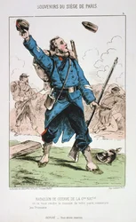 Batalhão da Guerra da Guarda Nacional, Cerco a Paris, 1870-1871