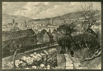 Bath, de Beechen Cliff, 1898.