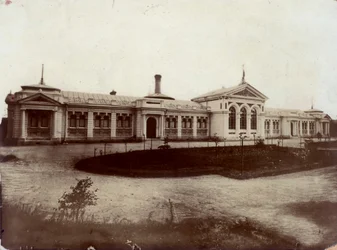 Casa de banho do czar Nicolau II, Yessentuki, Rússia, década de 1910.