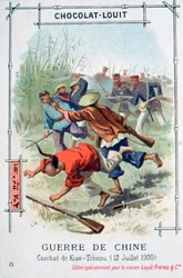 Batalha em Kiao-Tcheou, China, Rebelião dos Boxers, 12 de julho de 1900