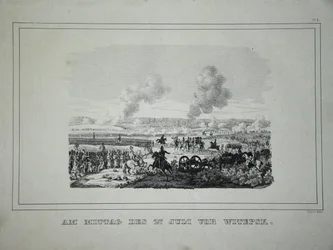 Batalha entre tropas russas e cavalaria francesa perto de Ostrovno, de 25 a 26 de julho de 1812
