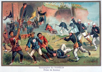 Batalha de Tonkin, guerra franco-chinesa, século 20