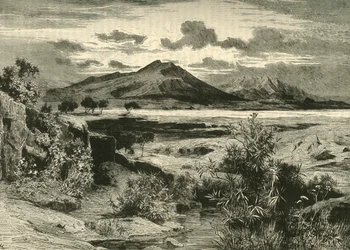 Campo de batalha de Plataea, 1890.