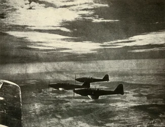 Batalhas retornando de um ataque, 1939-1940, 1941.