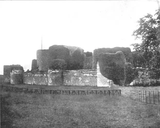 Castelo de Beaumaris, Anglesey, país de Gales, 1894.