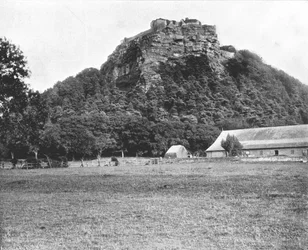 Castelo de Beeston, Cheshire, 1894.