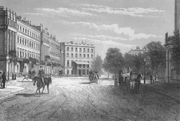 Praça Belgrave, Westminster, Londres, c1850 1878