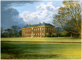 Beningbrough Hall, Yorkshire, casa da família Dawnay, c1880