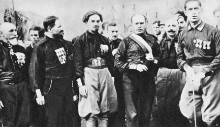 Benito Mussolini 1883-1945 ditador fascista italiano, 1922