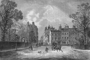 Berkeley Square, Westminster, Londres, c1850 1878