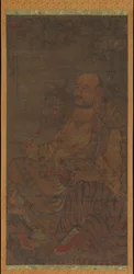 Bhadra, O Sexto Luohan, datado de 1345.
