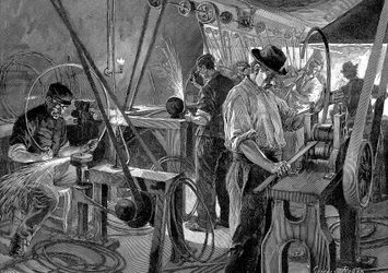 Fabricação de bicicletas, França, 1896